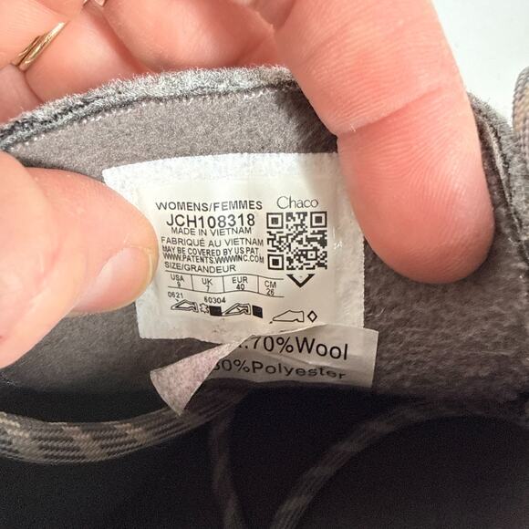 Chaco Borealis Ledge Hiking Boots Women's 9 Gray Lace-Up Ankle Waterproof - Picture 10 of 10